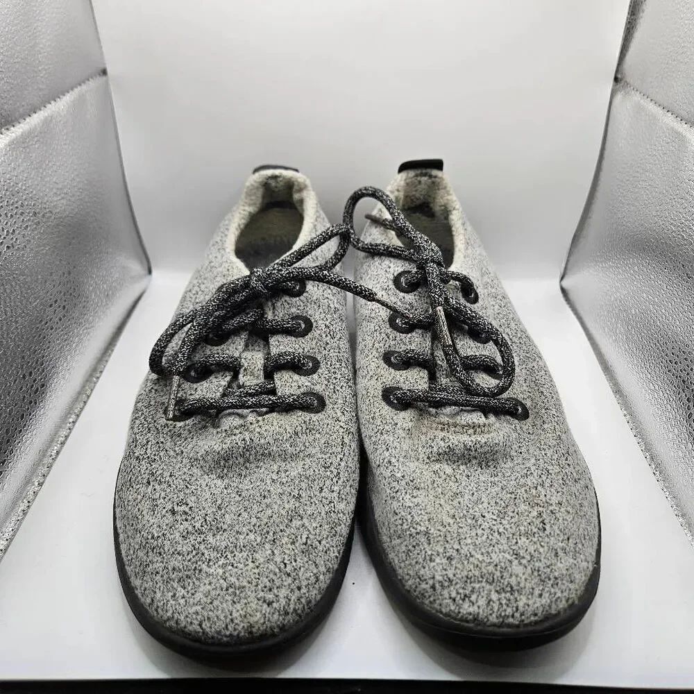 Allbirds Women's Sz Wool Runner Lightweight Dapple Grey/Black Sneakers Size M9